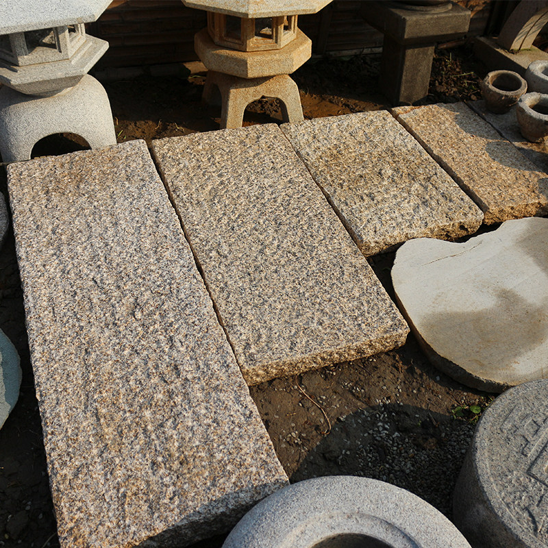 石板日式厘米新石板方形庭院园林景观踏步汀步石飞石石雕