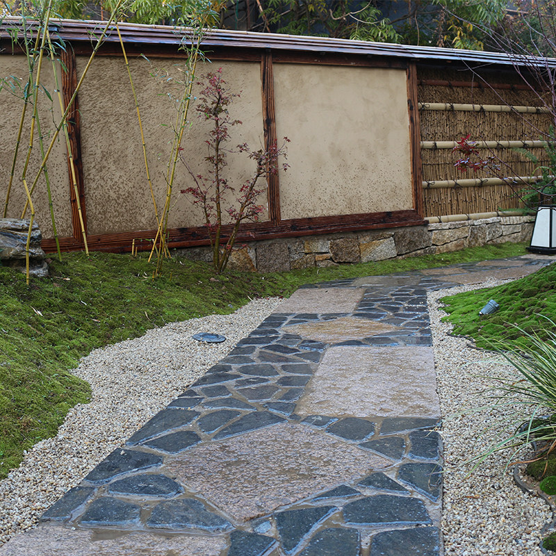 日式庭院山水飞石小路步道踏步园林景观装饰户外其它园艺用品