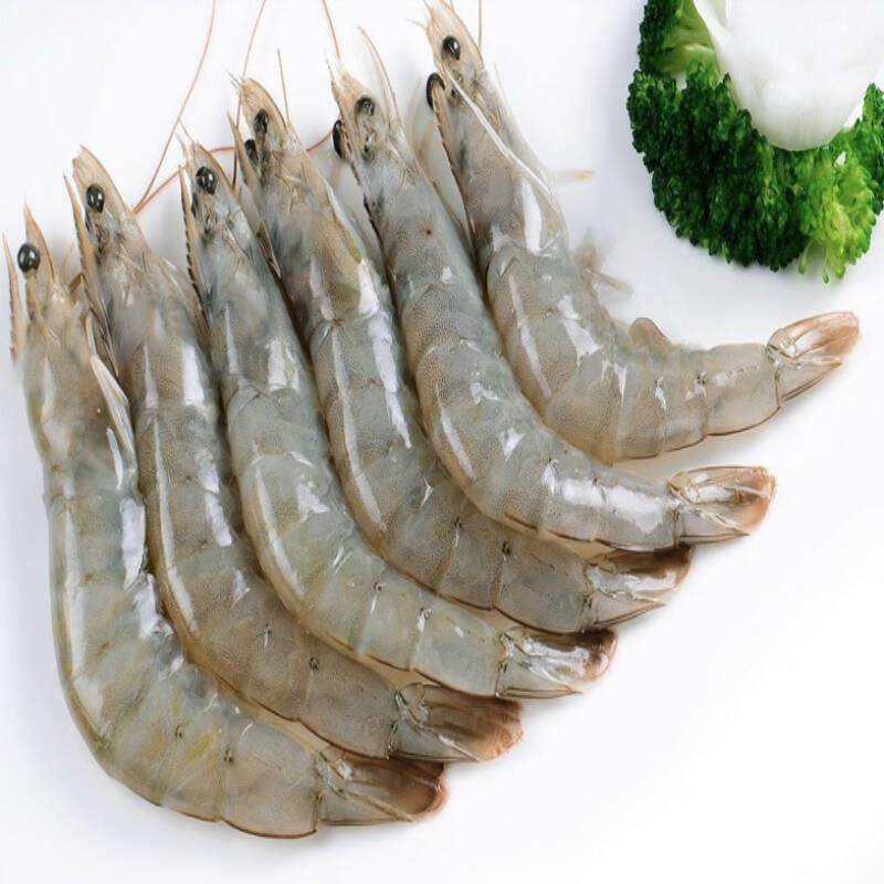 大虾海鲜冷冻整箱4斤盒装青岛海超大盐冻特大冻虾