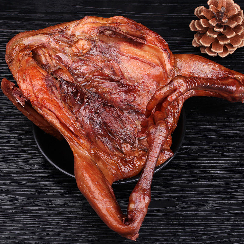 农家恰坊腊鸡湖南特产自制烟熏风干鸡腿腌制腌肉
