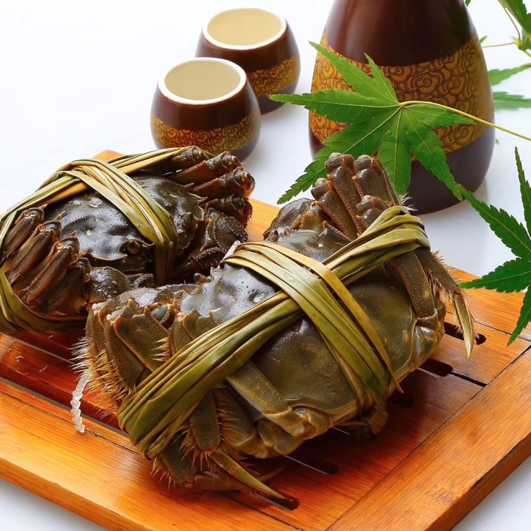 湖南岳阳湘阴龙湖大闸蟹水产鲜活螃蟹全母3两蟹大闸蟹