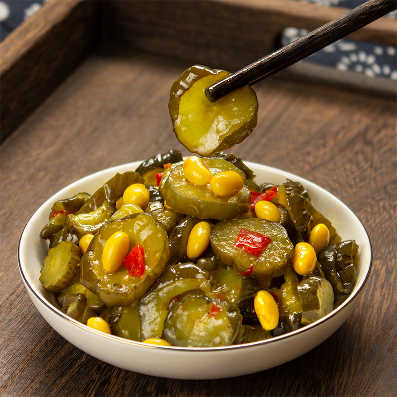 瓜片荆香瓜下咸菜脆腌香甜酱瓜黄豆饭菜香辣酱菜