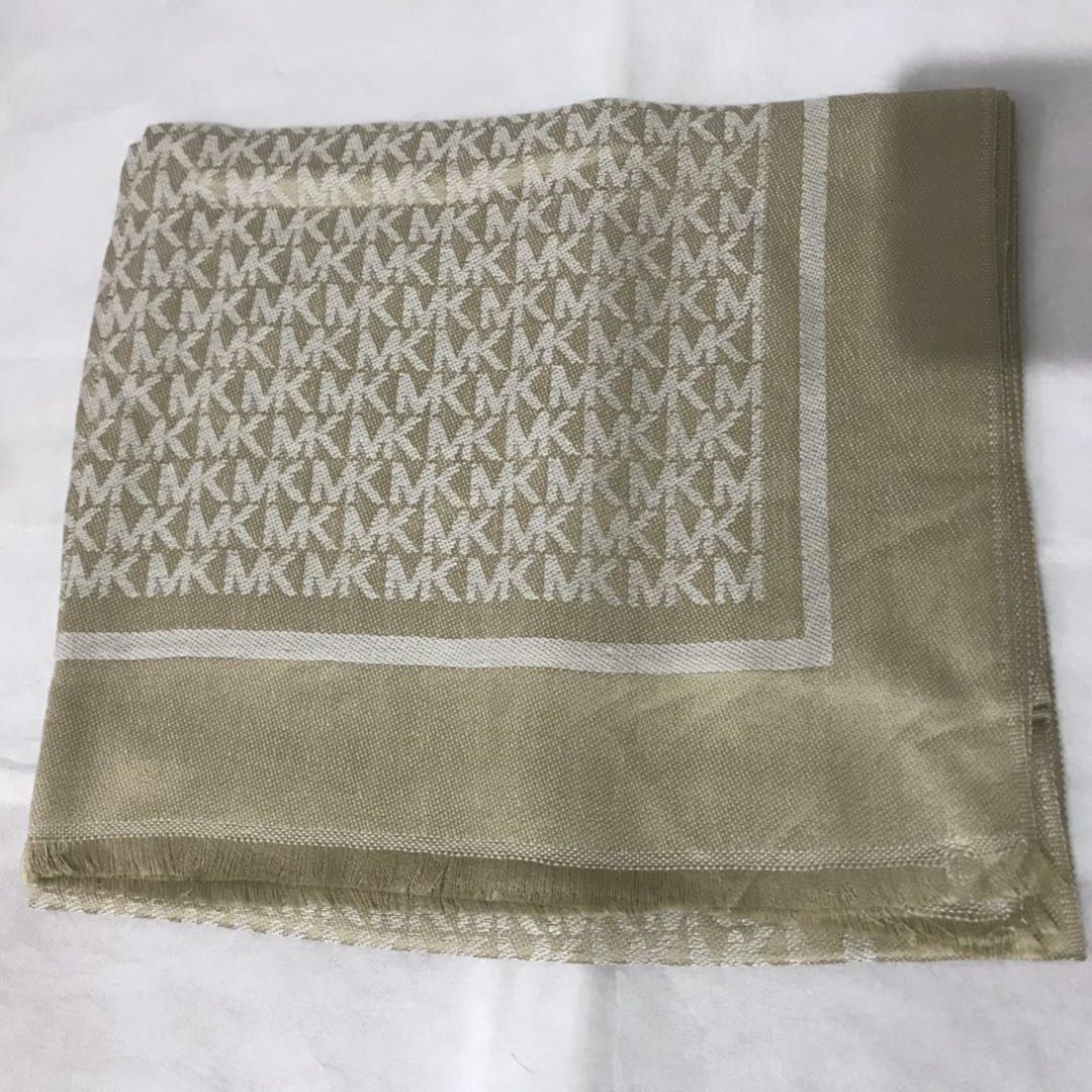 现货付款发低低调奢华经典字母mk围巾精美围巾