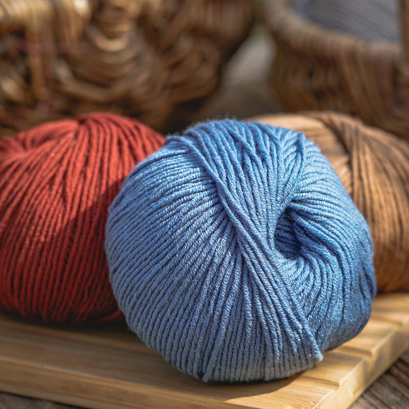 直播秒杀德国扬子纱厂有机纯羊毛线10团手工编织毛线毛衣围巾中粗