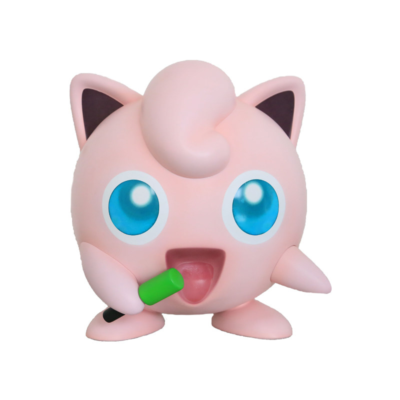 神奇宝贝胖丁手办可爱粉色公仔模型摆件创意潮玩手办