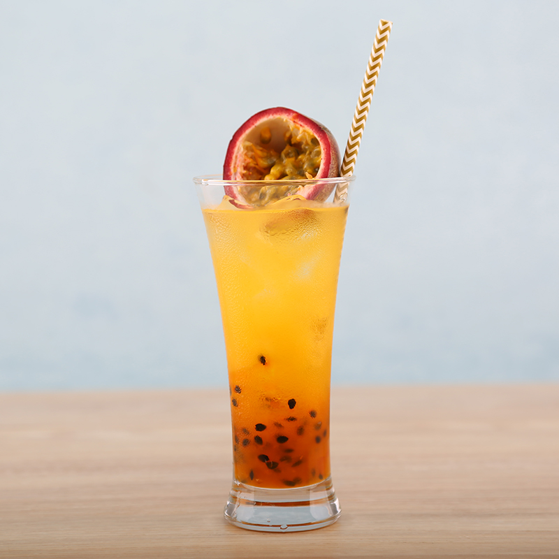 鲜活百香果汁鲜绿百香果汁浓浆840ml百香果风味浓缩饮料奶茶