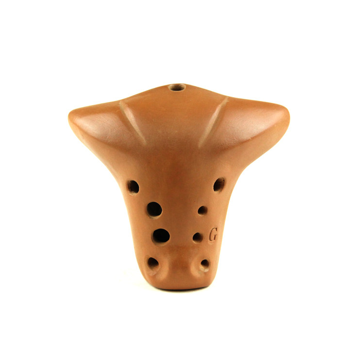 冯氏陶埙熏烧牛头专业演奏级别民族乐器埙