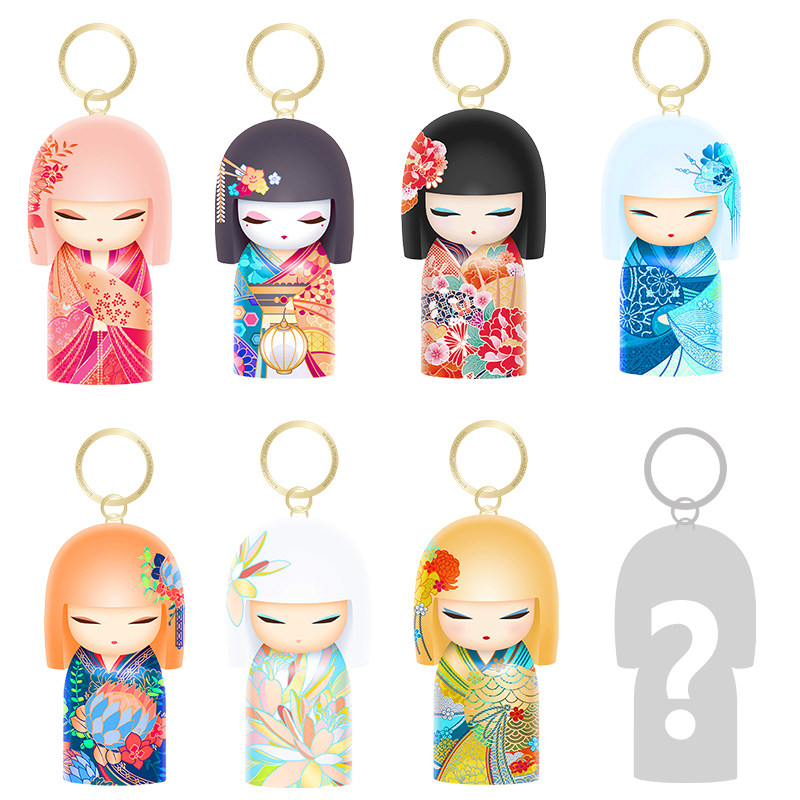 kimmidoll可米娃娃盲盒公仔创意汽车钥匙扣手机包包潮玩盲盒