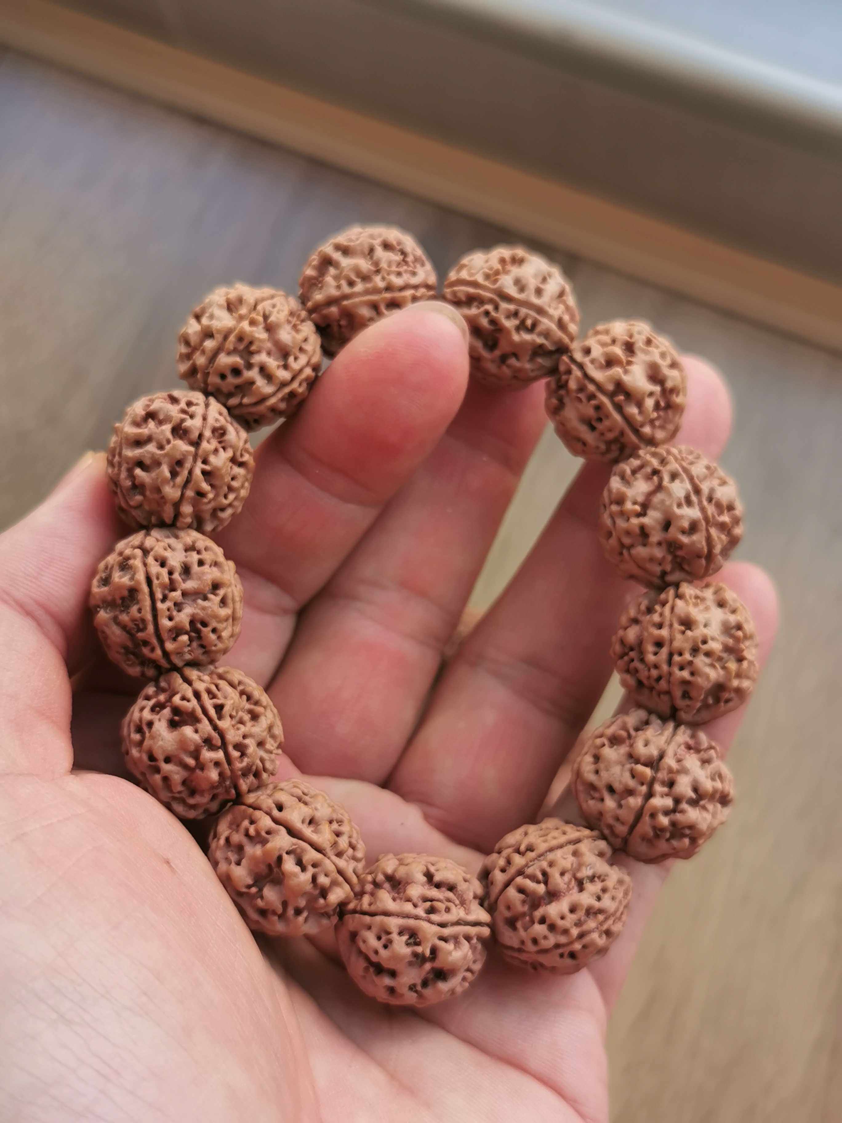 手串大金刚尼泊尔纹爆双龙蜂窝矮桩五瓣安娜提子佛珠