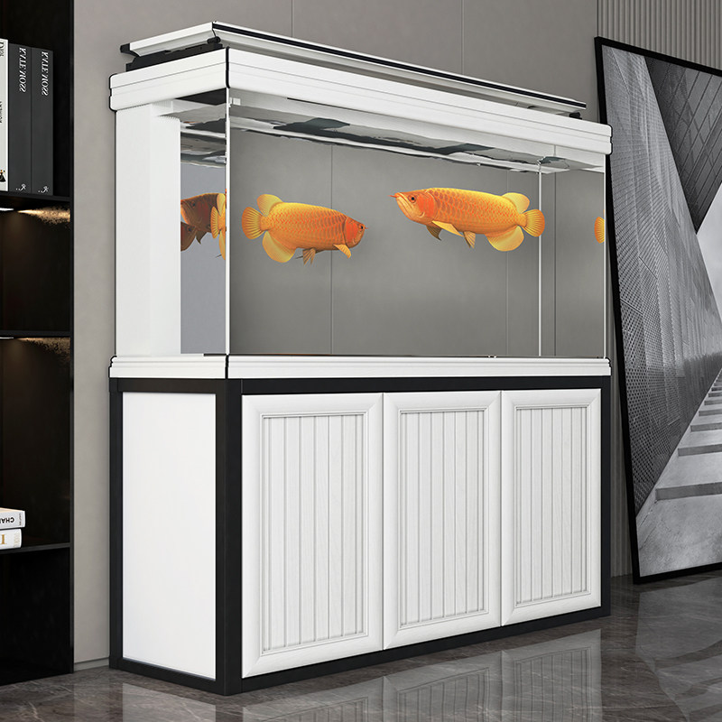 海星大型鱼缸水族箱免换水客厅风水招财小型家用下过滤底滤鱼缸