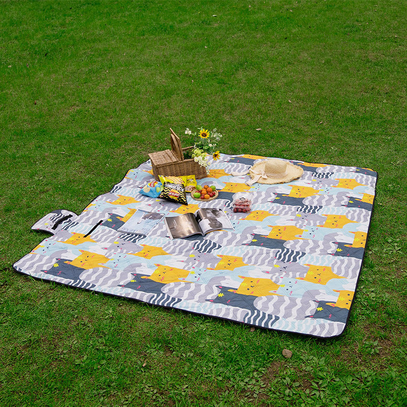 探险者郊游便携露营野餐户外加厚防水防潮垫公园防潮垫