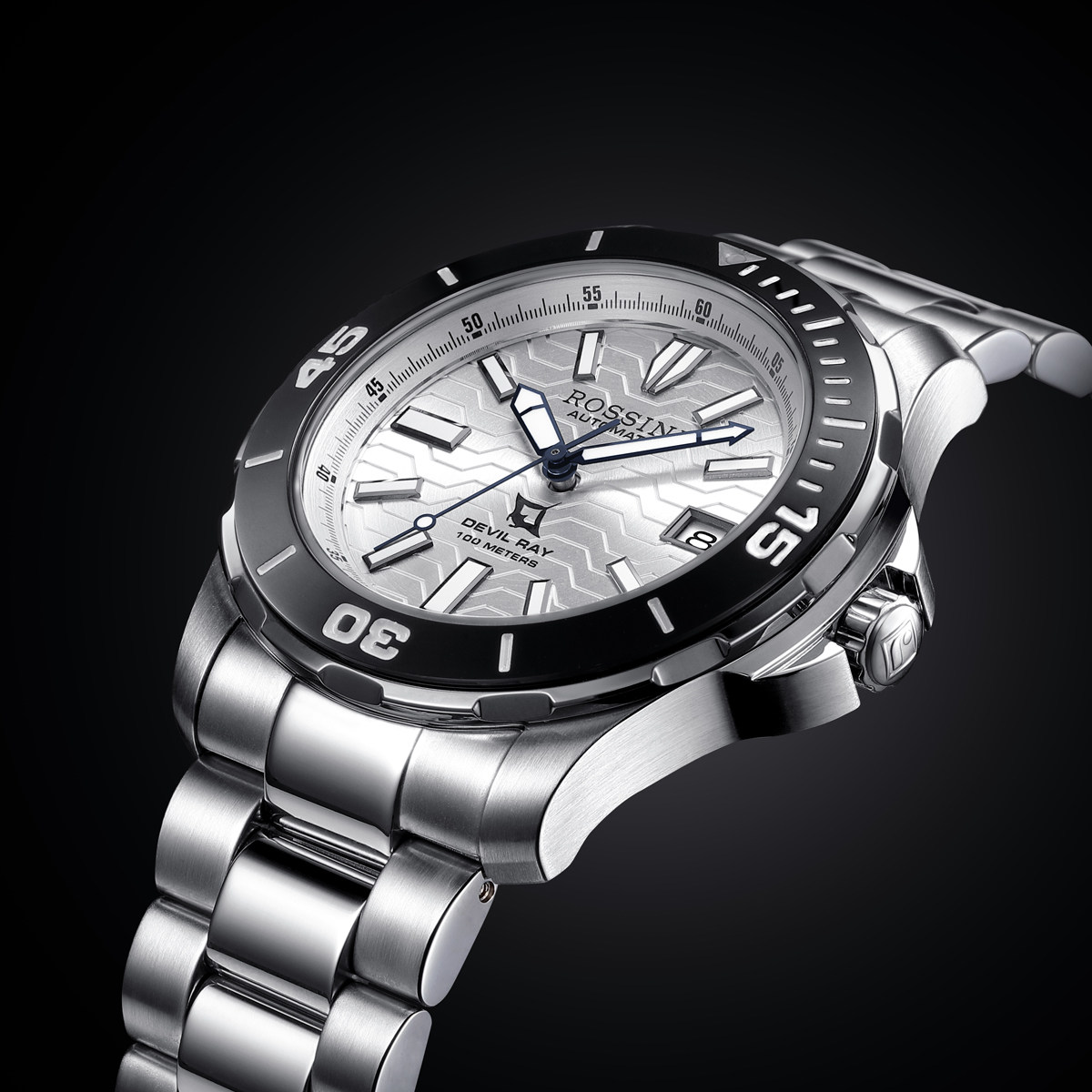 罗西尼航海家系列系列机机械表水鬼100米防水运动手表国产腕表