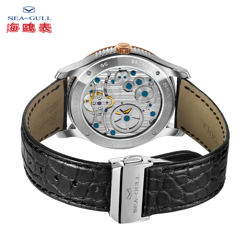 seagull海鸥表机械表飞轮小时时长动力传承系列218128801g国产腕表