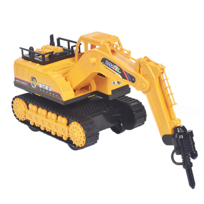 大号挖土机宝宝挖挖机挖掘机玩具钩机惯性工程车儿童玩具车模型
