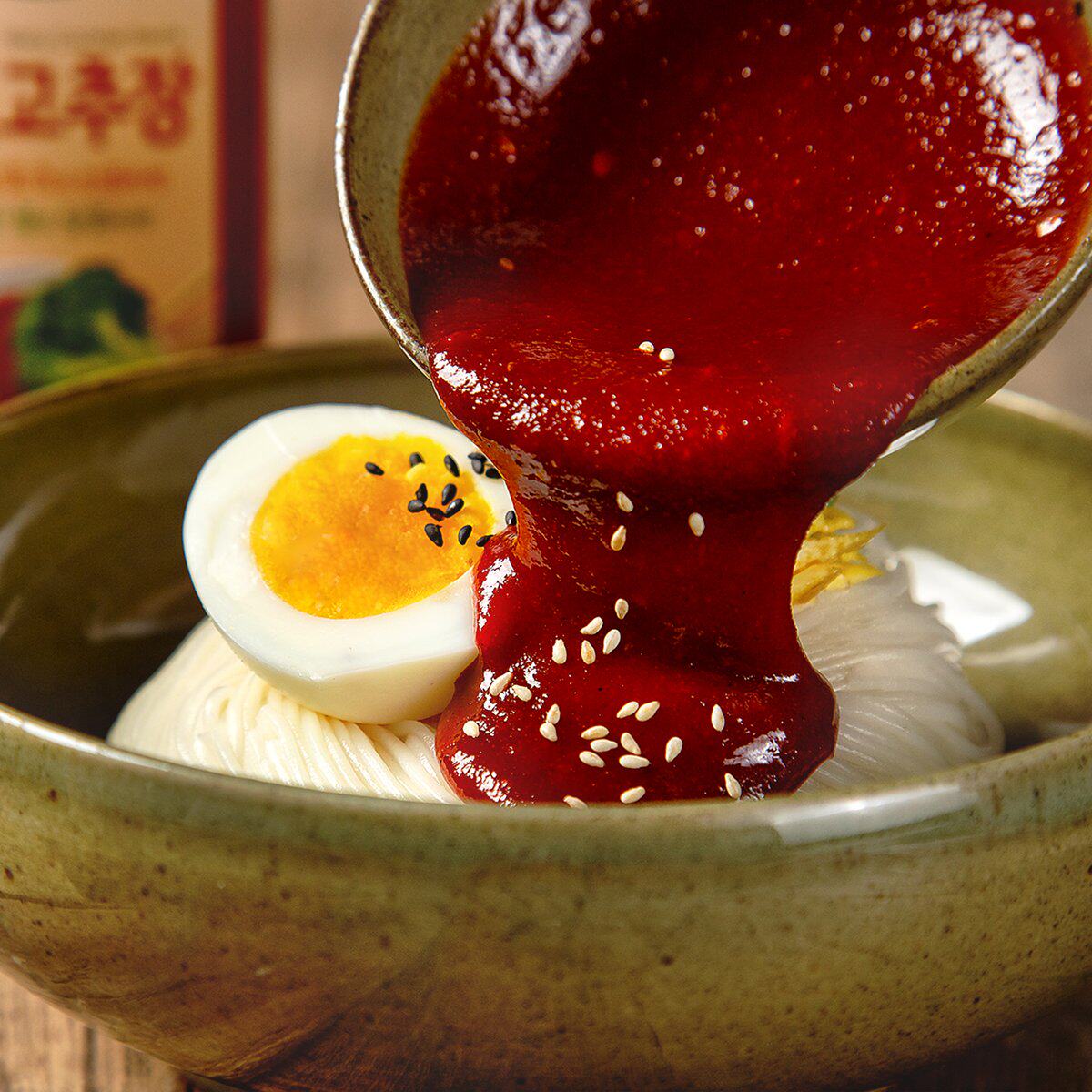 一件包邮韩国原装进口酸甜辣椒酱500g冷面拌菜调味品辣椒酱