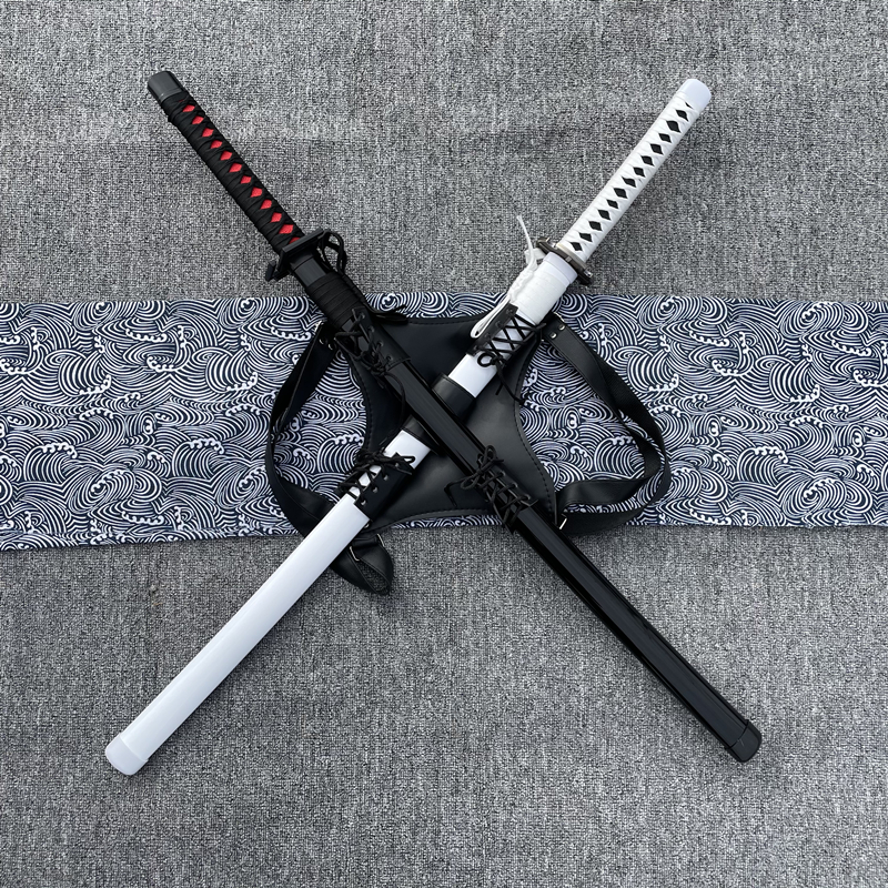 武士道道挂腰带皮套布袋双刀肩带可背死侍cos腰带