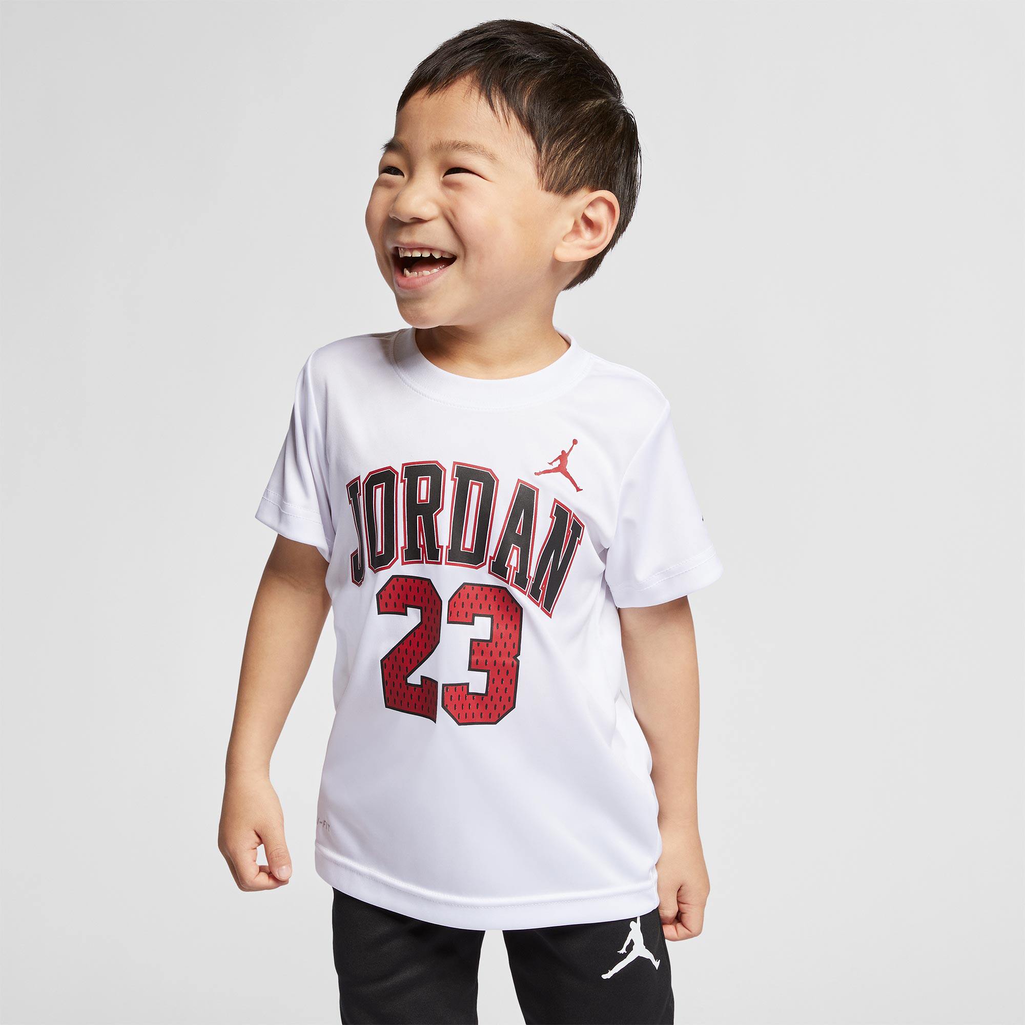 jordan官方jordandri-fit幼童印花新款速干可爱ha4933t恤