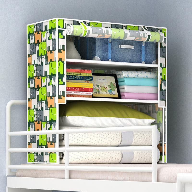 寝室宿舍神器床上住校衣柜大学生上铺下铺床头置物简易衣柜