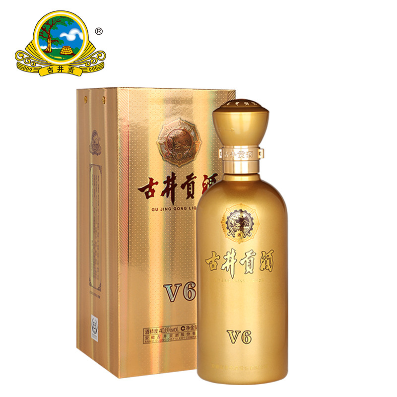 古井贡酒 v6 40.6度500ml*2瓶 浓香型白酒