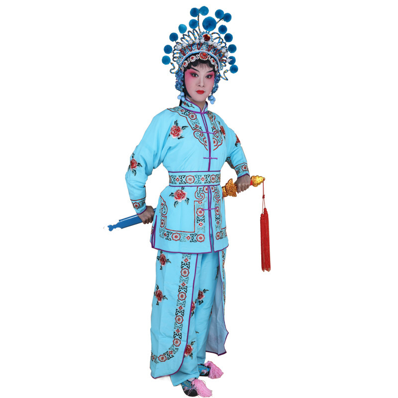 中原戏装武旦京剧越剧豫剧戏曲服装舞台演出刀马旦民族服装