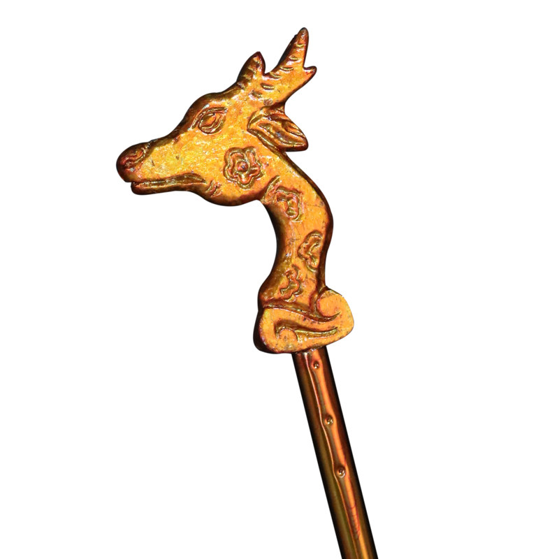 龙头中原戏装戏曲鹿头老寿星太君杖寿字辰字道具拐杖民族服装