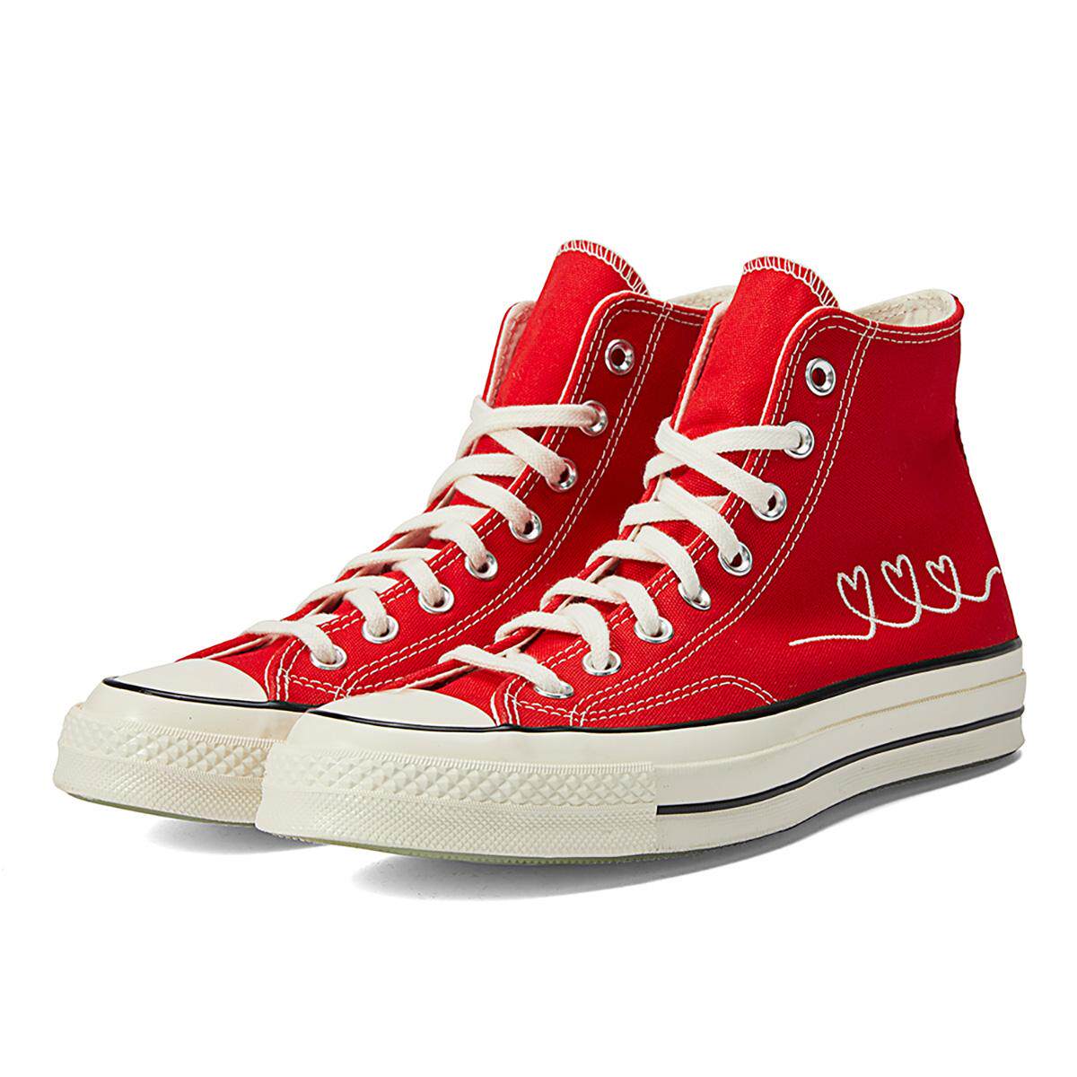 converse匡威情人节透明底男女同情侣轻便高帮帆布鞋帆布鞋