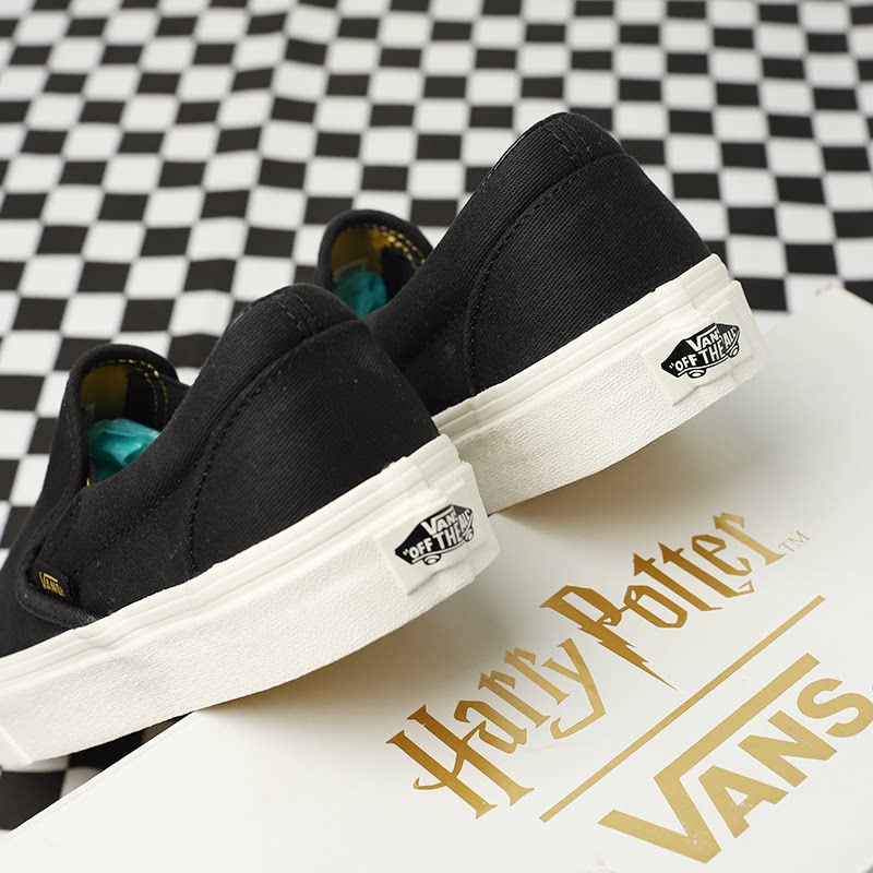 vansharrypotter哈利波特联名名一脚蹬男女女鞋低帮帆布鞋