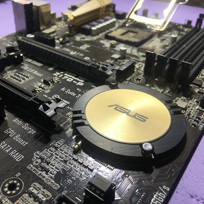 z170p呼吸带呼7代六代支持华硕接口固态m2主板