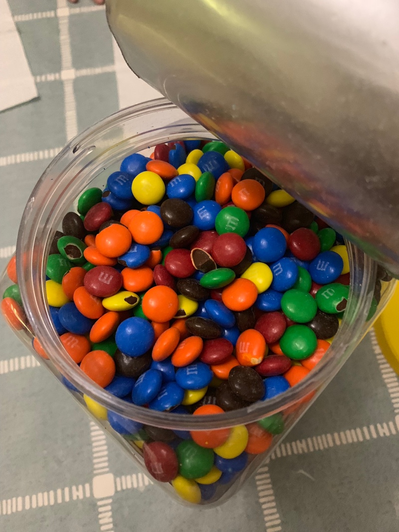 美国进口mm彩虹豆玛氏牛奶花生巧克力175kg生日牛奶巧克力