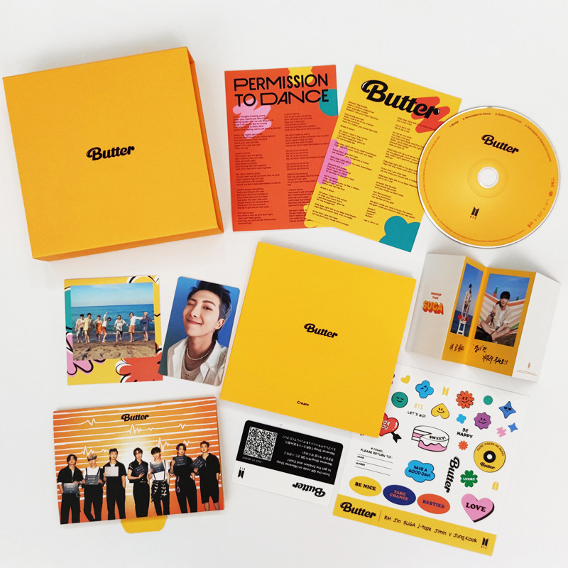 正版bts防弹少年团专辑butter回归新专cd小卡写真周边