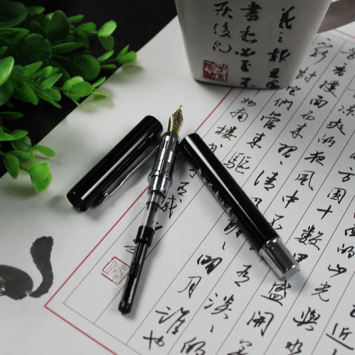 紫云庄书法钢笔美工笔学生专用练字硬笔书法笔书法弯头明尖