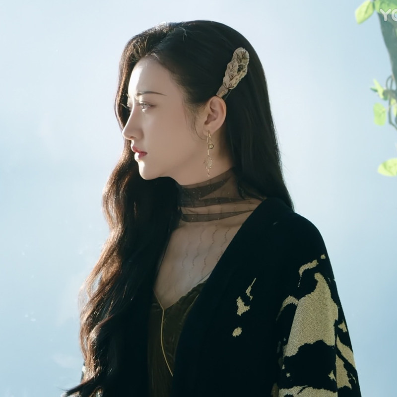 司藤景甜同款纯银耳环轻奢微镶花朵锆石耳坠耳环