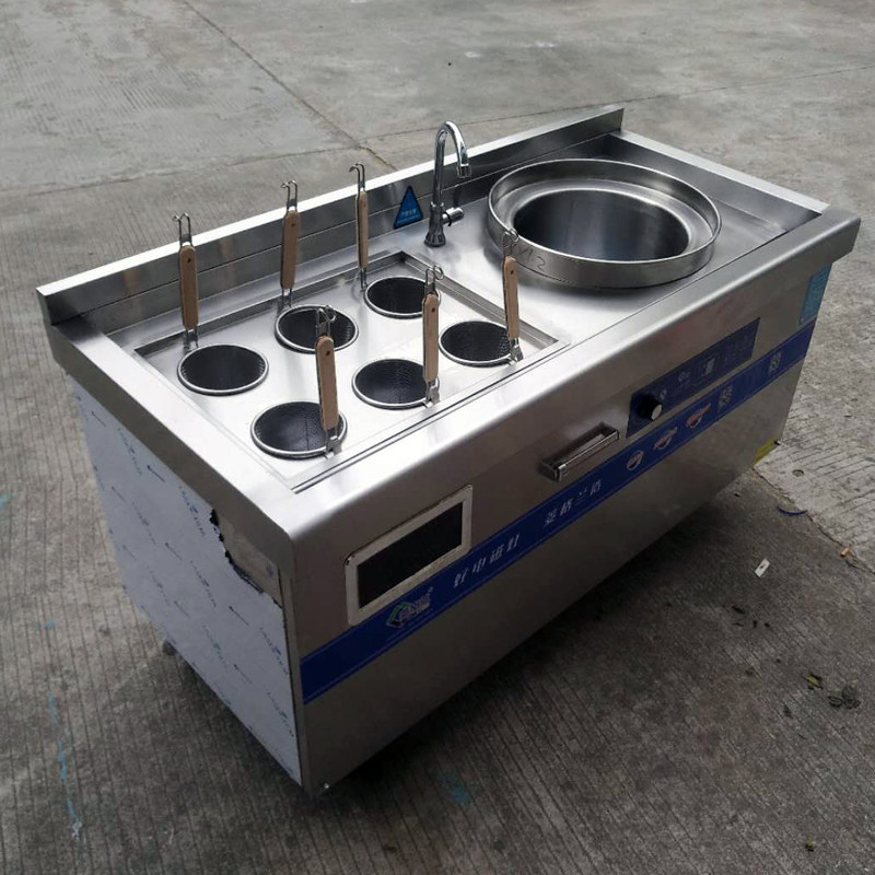 面馆煮面商用多头电磁炉8kw大功率6头煮面锅汤粉炉商用电磁炉
