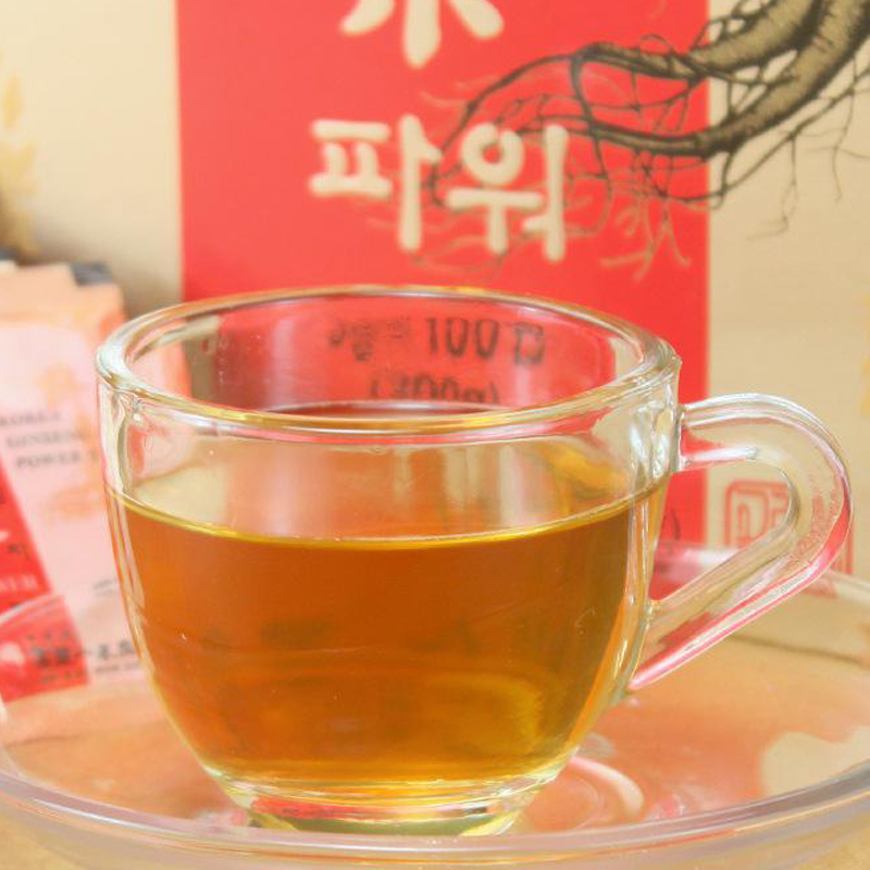 韩国人参茶鹤标高丽人参茶韩国红参茶中秋礼品3g*100袋木盒装 推荐