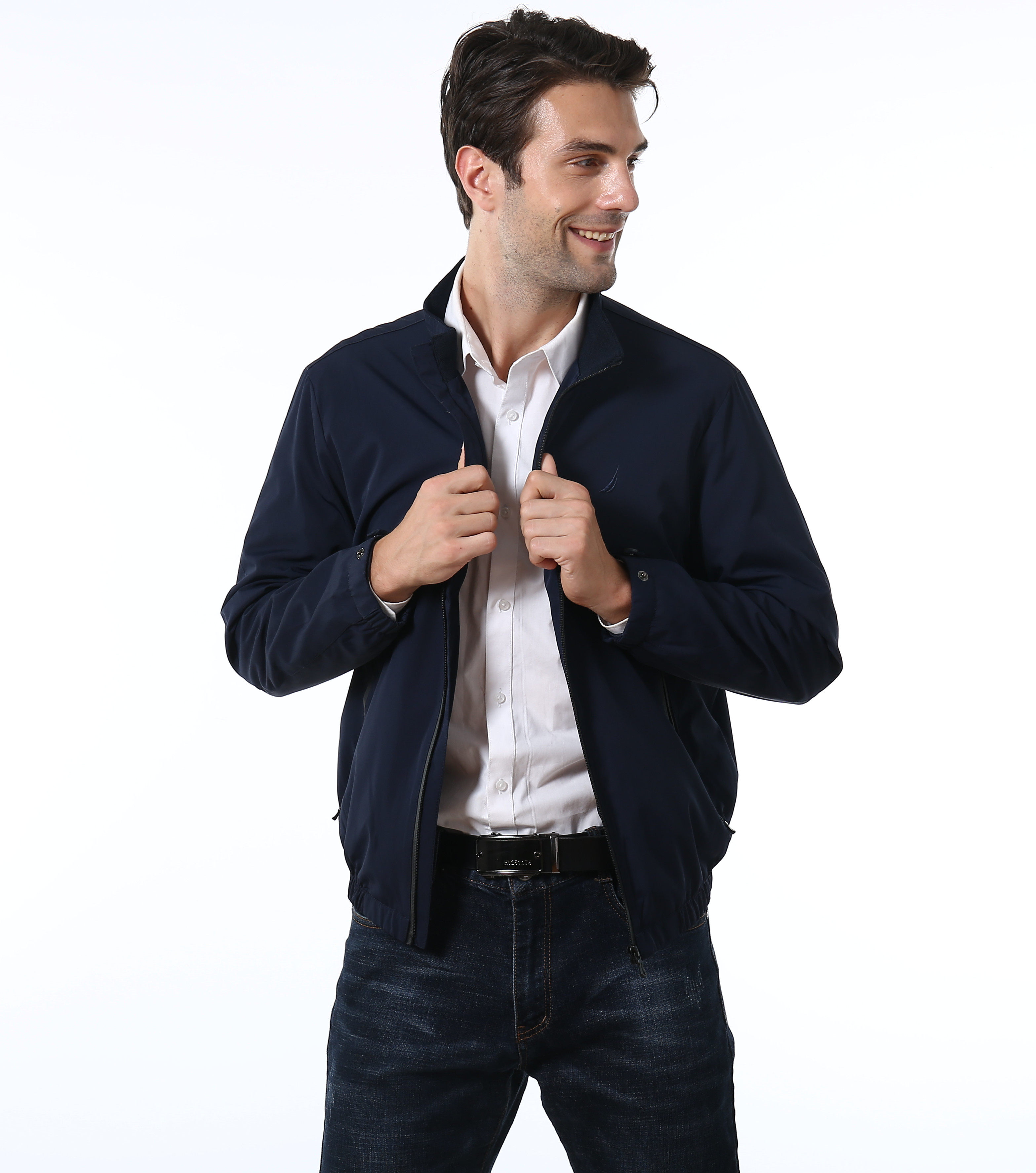 nautica诺帝卡男装外套男秋款新款轻薄时尚休闲夹克夹克