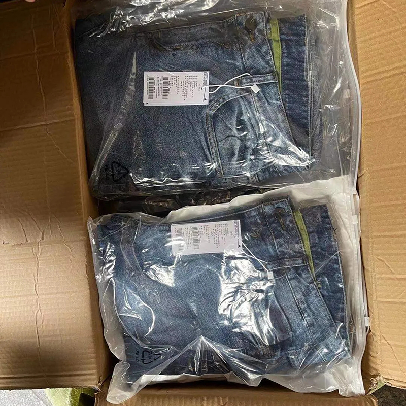 原包装撤柜整单货~难得一遇 浅蓝水洗 男士春夏男修身弹力牛仔裤