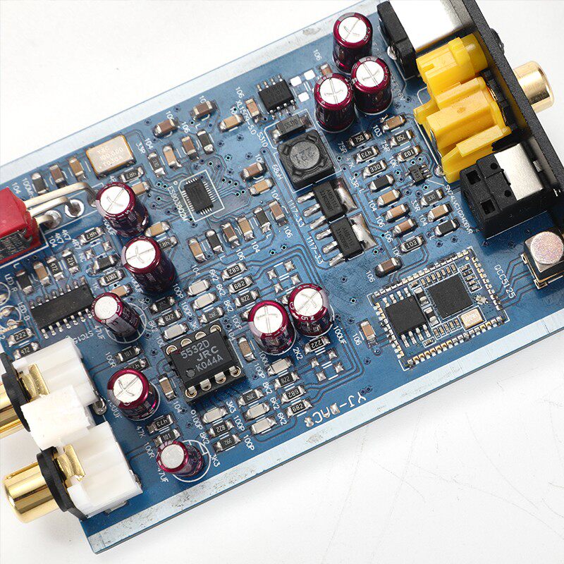 es9038q2m蓝牙同轴光纤dac解码器yjdac8功放板