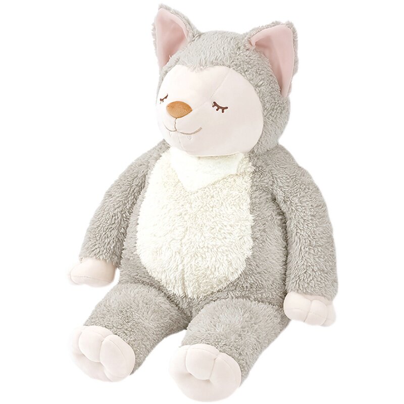 livheart公仔玩偶小灰灰狼睡觉抱枕毛绒玩具挂件抱睡毛绒布艺类玩具
