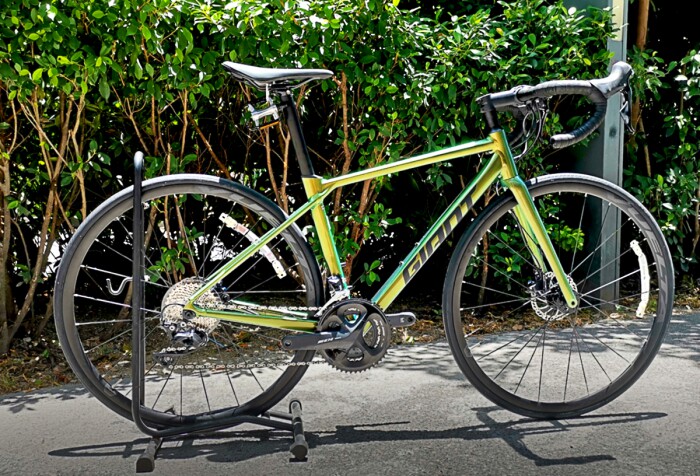 【骑创体育】新款捷安特tcr sl disc轻量铝合金碟刹22速公路车