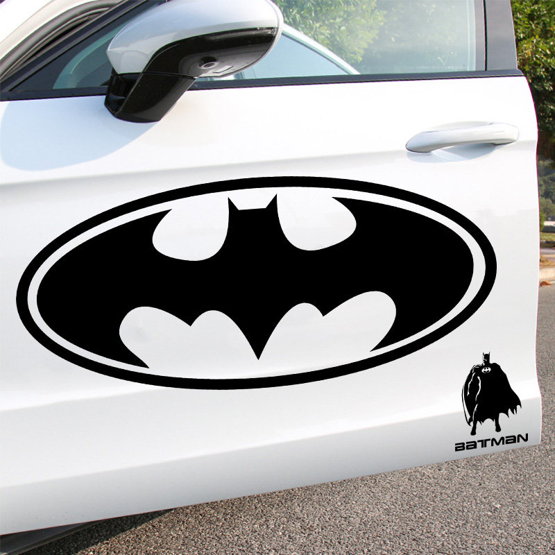 蝙蝠侠汽车车贴创意车身两侧拉花大面积划痕油箱汽车装饰贴