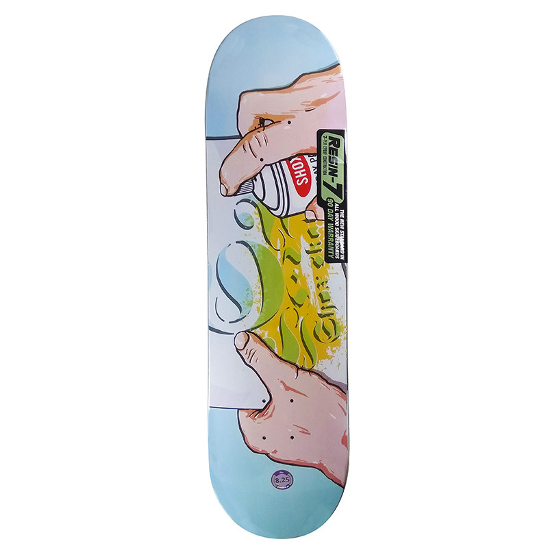 板面高端品牌shox滑板加拿大枫木动作技巧双翘滑板