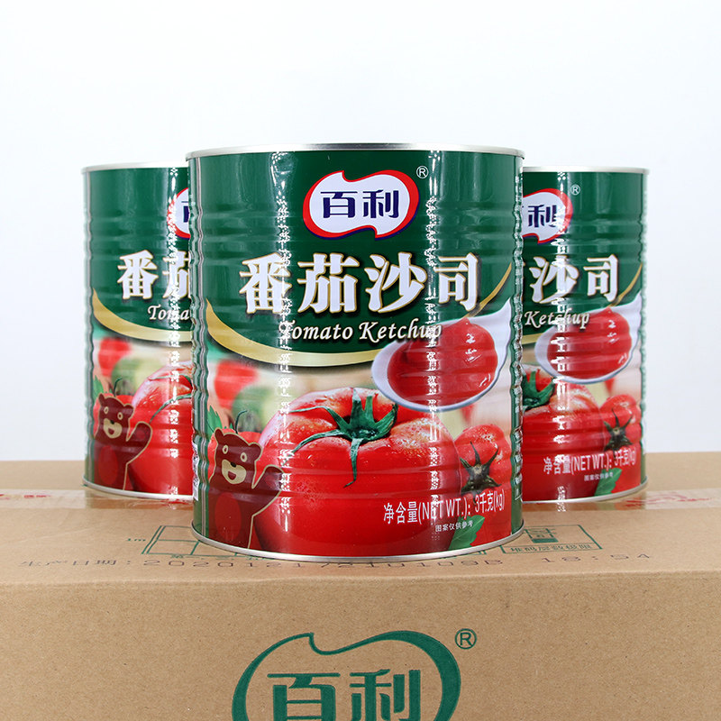 百利番茄沙司3kg商用大桶桶装薯条蘸酱披萨番茄酱