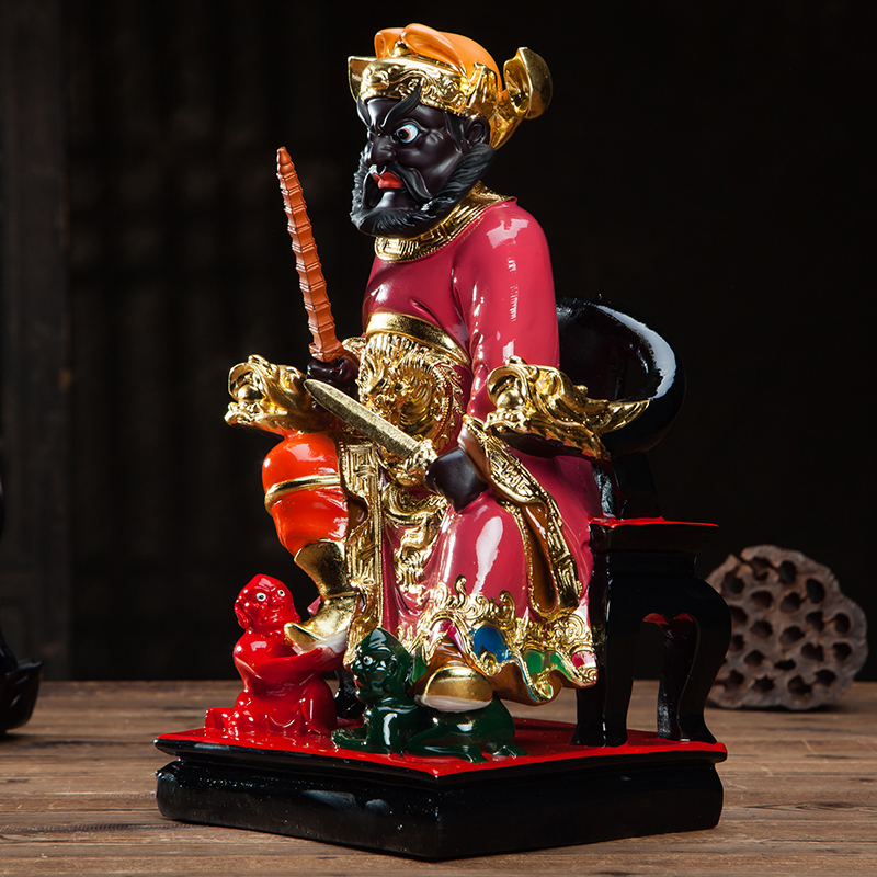 天师钟正南工艺品佛像正南道教钟馗手工人物家用摆件