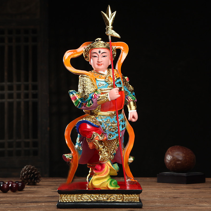五显天君道家树脂手工居家马灵军摆件马天君华光摆件