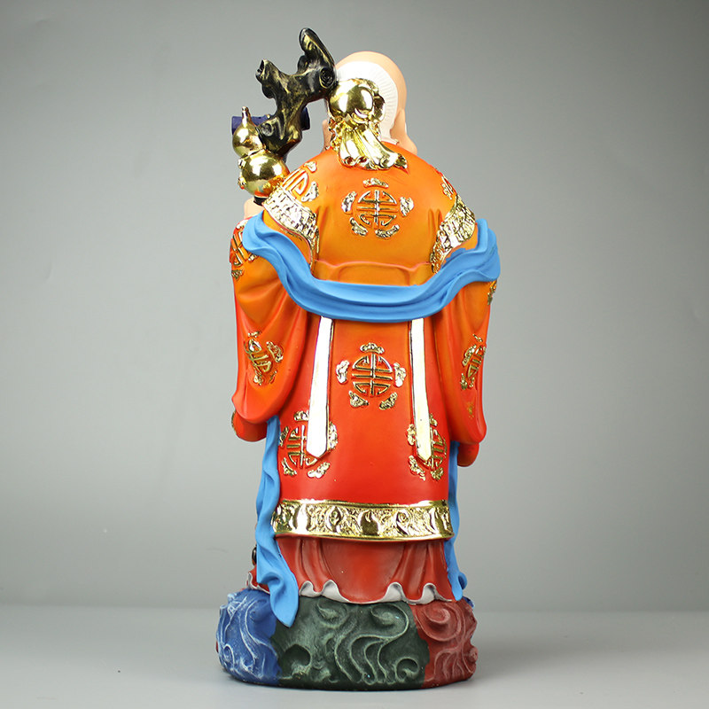 福禄寿三星喜财摆件寿星公摆件南极仙翁神像文昌帝君老人过寿礼品