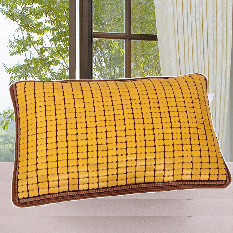 夏季凉席枕套麻将块枕头套单人竹席枕套枕芯套夏天学生凉枕套枕垫