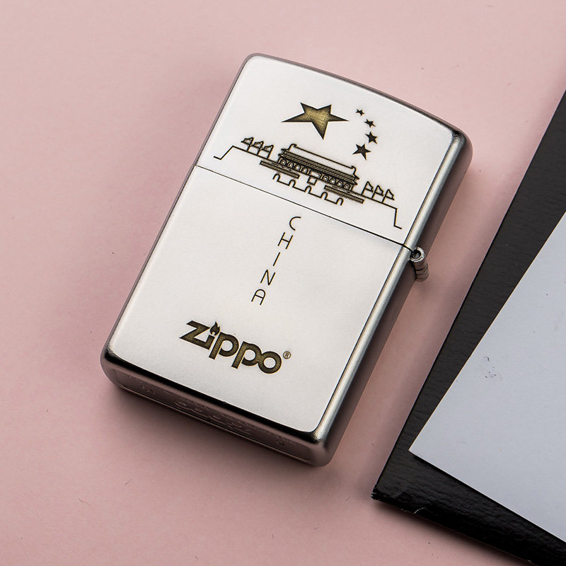 zippo打火机美国原装纯铜周年纪念限量男士礼物zpzippo