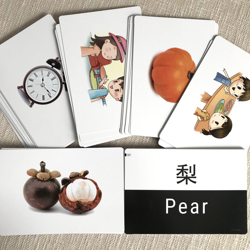 06岁开发全脑启蒙智力儿童婴儿闪卡情景早教早教闪卡