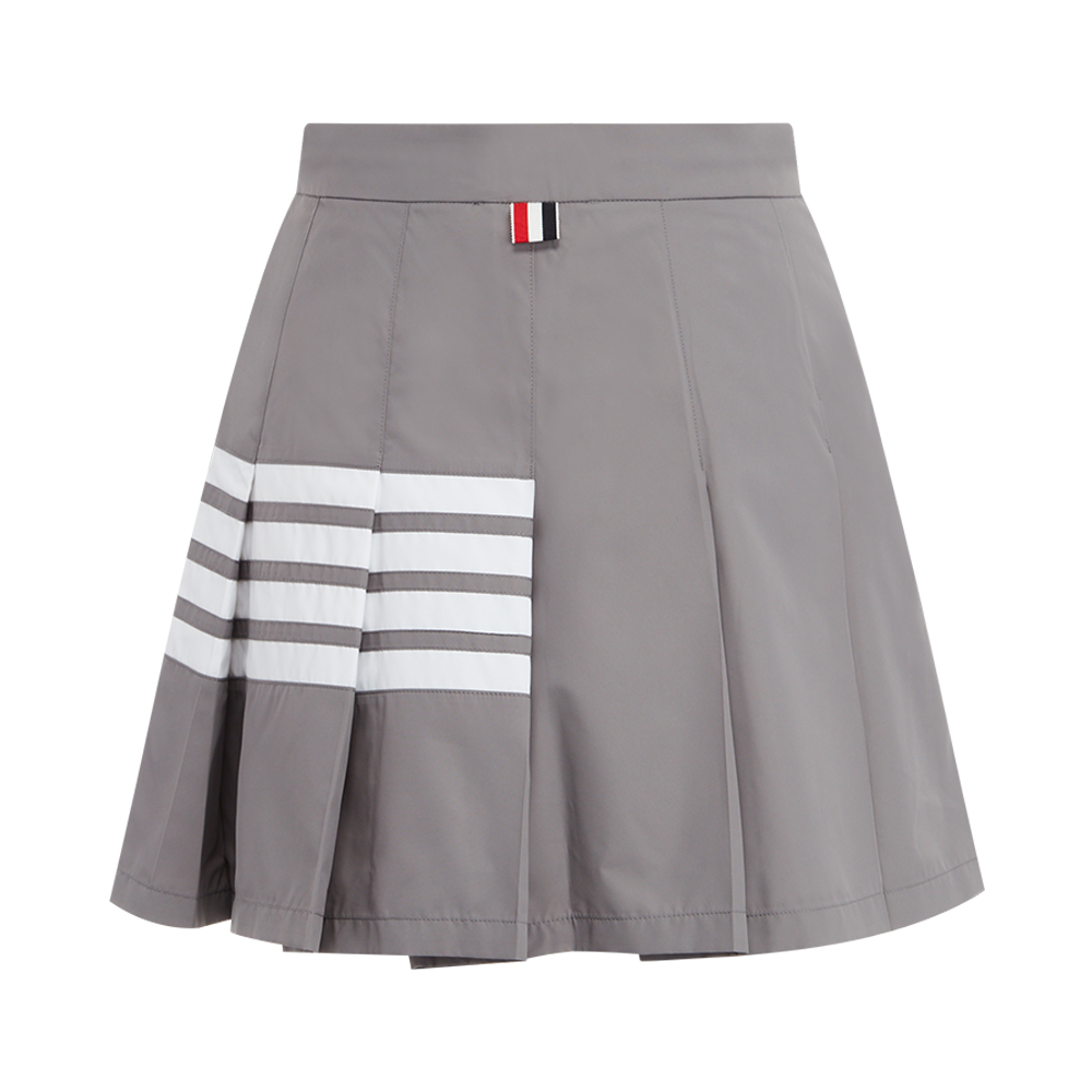 thombrowne多色条纹女士半身百褶裙超短裙半身裙