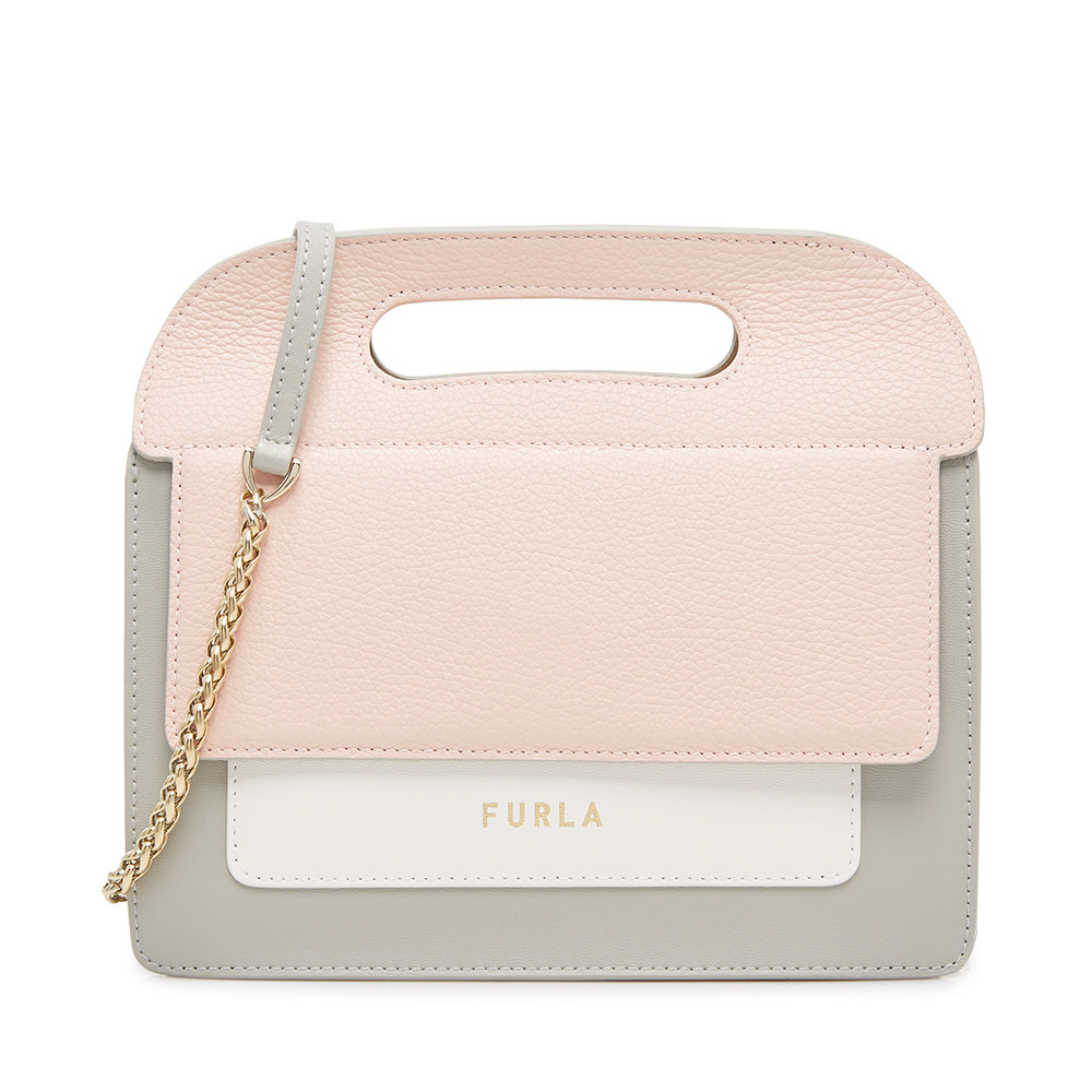 furla芙拉多色拼接时尚潮流女士个性百搭斜挎包手提包女士包袋